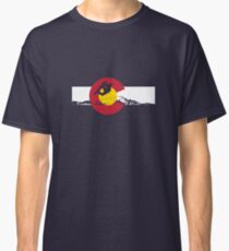 Snowboarder - Colorado Flag Classic T-Shirt