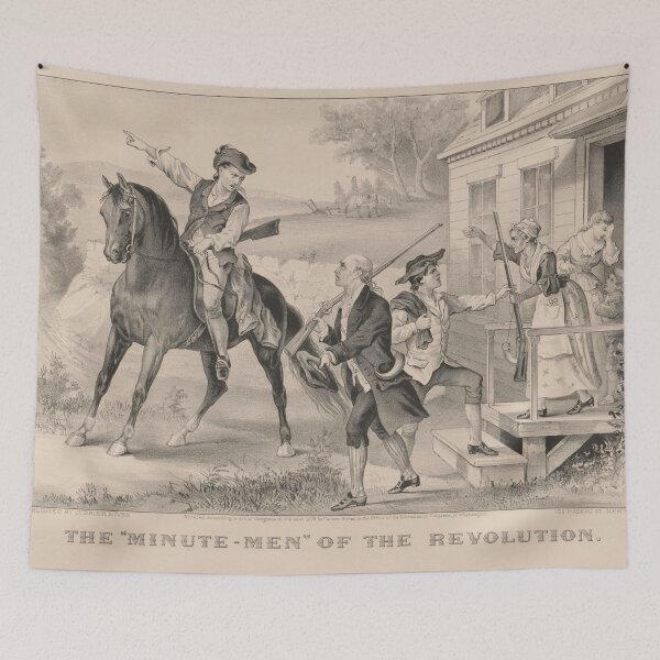 Item preview, Vintage Minutemen of The Revolution Illustration (1876) designed and sold by BravuraMedia.