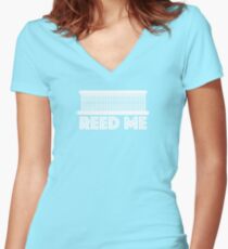 Reed Me Women's Fitted V-Neck T-Shirt
