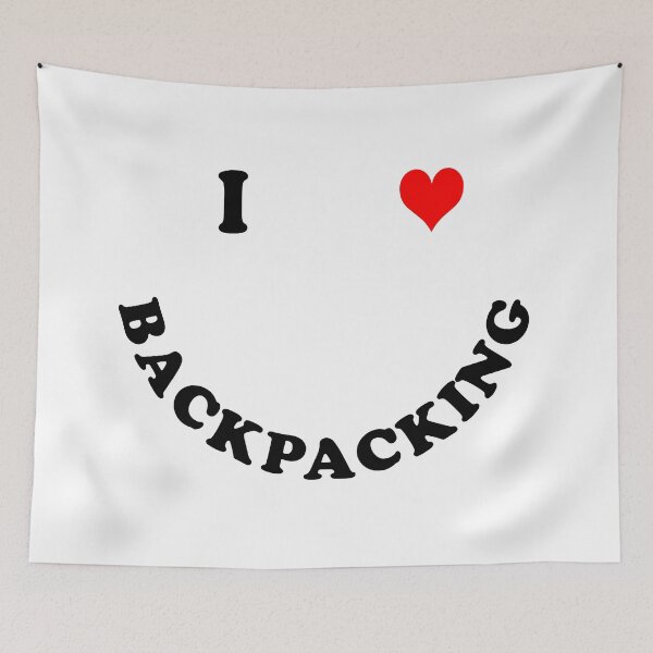 Item preview, I love backpacking designed and sold by Vectorqueen.