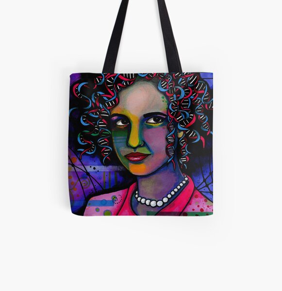 Rosalind Franklin All Over Print Tote Bag