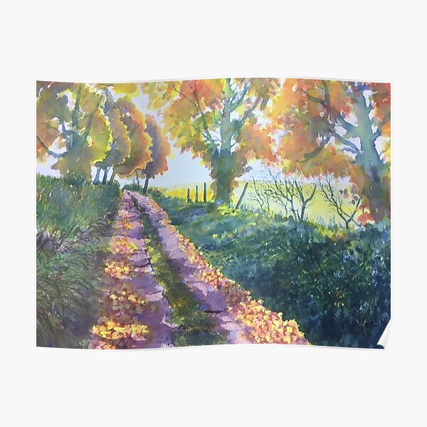 The Tunnel in Autumn Poster