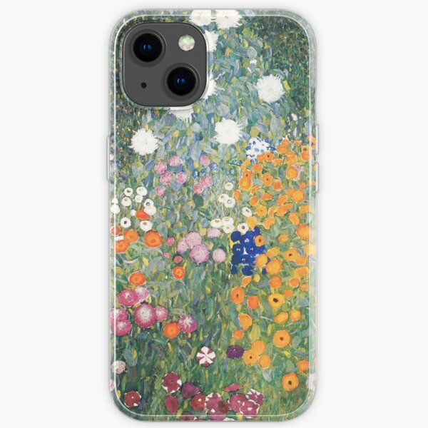 Gutav Klimt Flower Garden Painting iPhone Soft Case