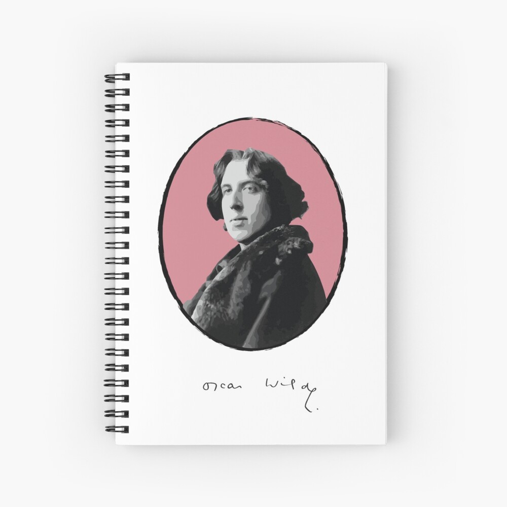 Oscar Wilde Spiral Notebook