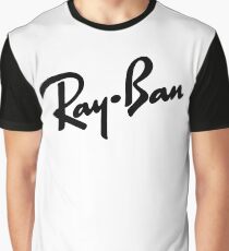 Camiseta gráfica Logotipo de Ray Bans