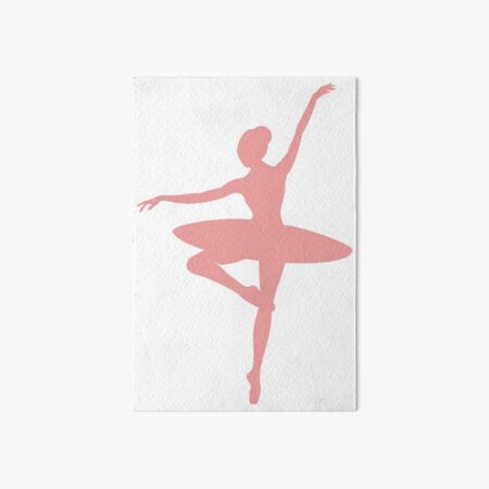 Ballerina Silhouette, Ballet Girl, Ballet Dance - Pink Ballerina