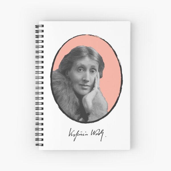 Virginia Woolf Spiral Notebook
