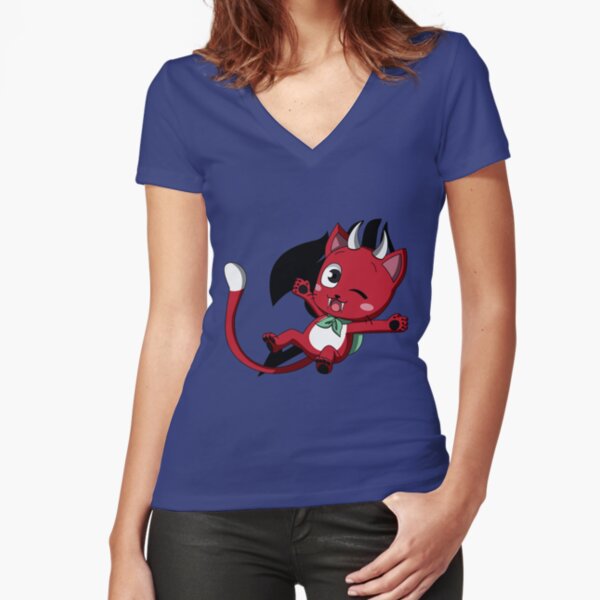 Fitted V-Neck T-Shirt