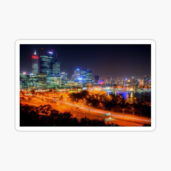 Item preview, Perth WA At Night - HDR 3 designed and sold by Colin  Williams Photography.