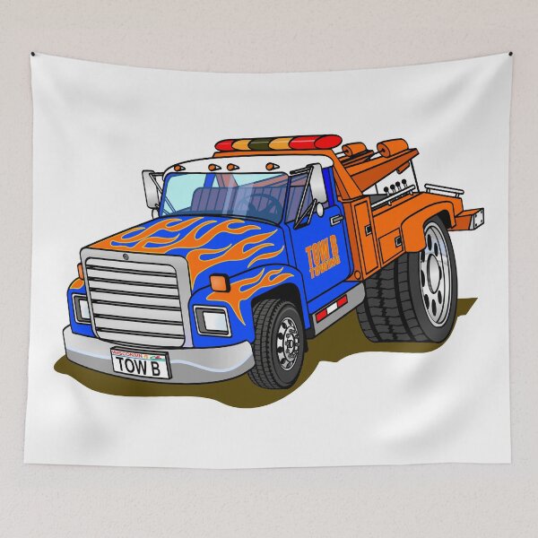 Item preview, Tow B Tow Truck Cartoon designed and sold by Scott Hayes.