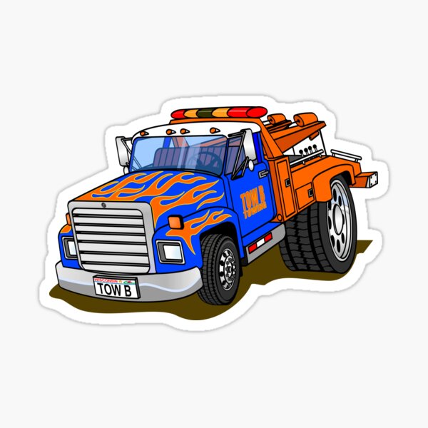 Tow Truck Wrecker Stickers for Sale