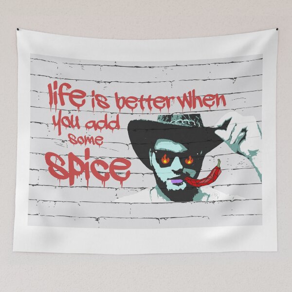 Item preview, life is better when you add some spice (chili) designed and sold by mrf2thed.