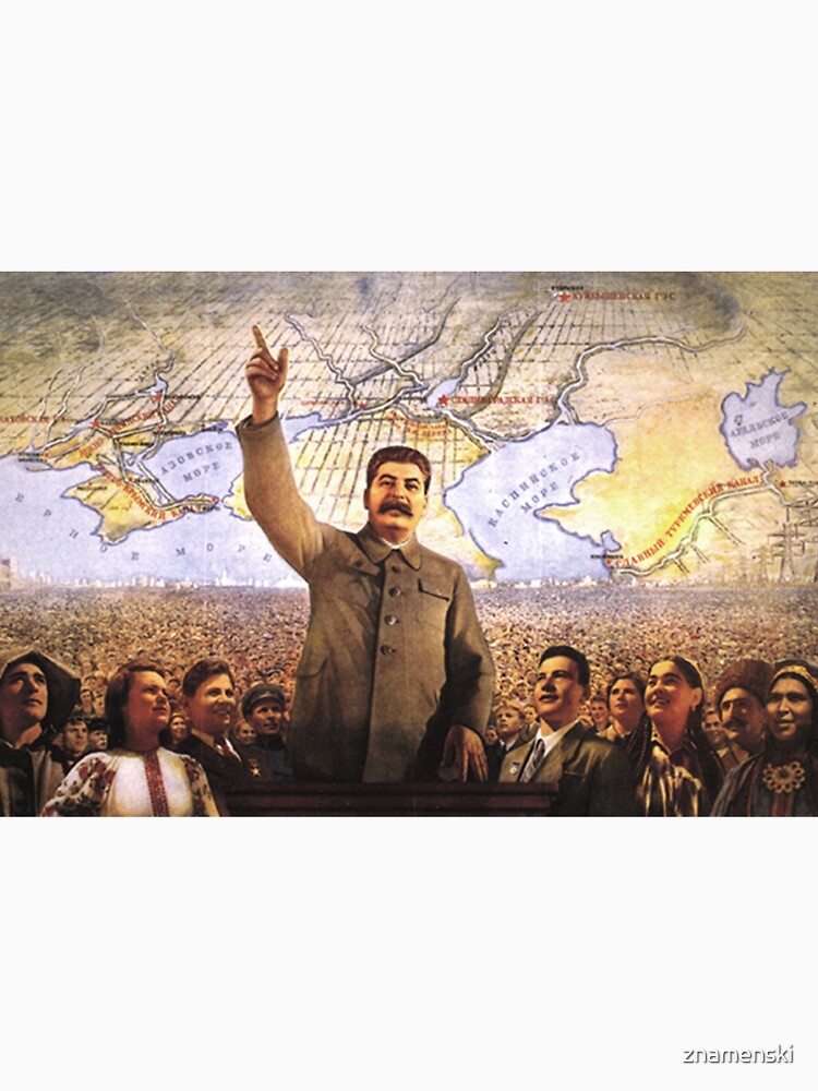 Communism Poster. The Great Plan for the Transformation of Nature, великое преобразование природы, velikoye preobrazovaniye prirody by znamenski