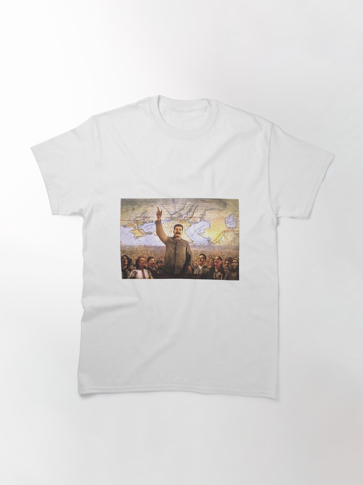 Alternate view of Communism Poster. The Great Plan for the Transformation of Nature, великое преобразование природы, velikoye preobrazovaniye prirody Classic T-Shirt