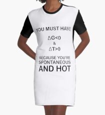 Spontaneous Graphic T-Shirt Dress