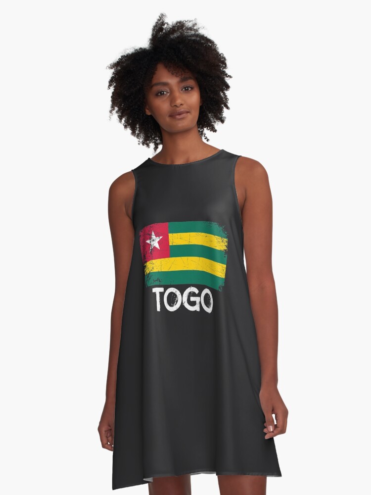 Togolese Flag T-Shirt | Vintage Made In Togo Gift