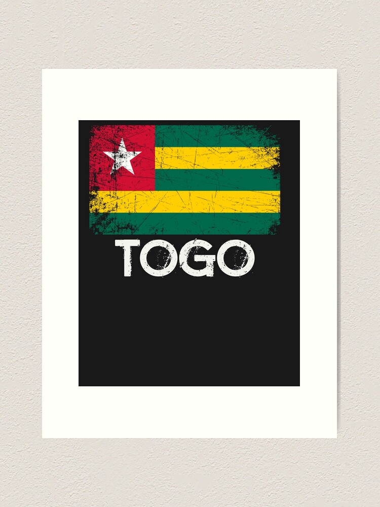 Togolese Flag T-Shirt | Vintage Made In Togo Gift