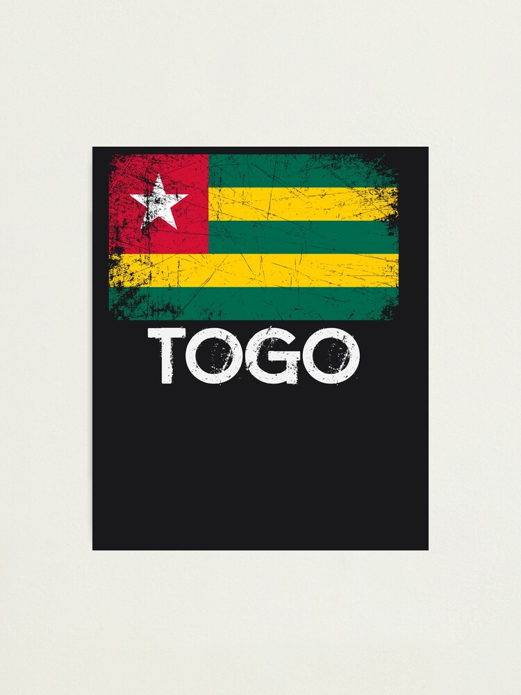 Togolese Flag T-Shirt | Vintage Made In Togo Gift