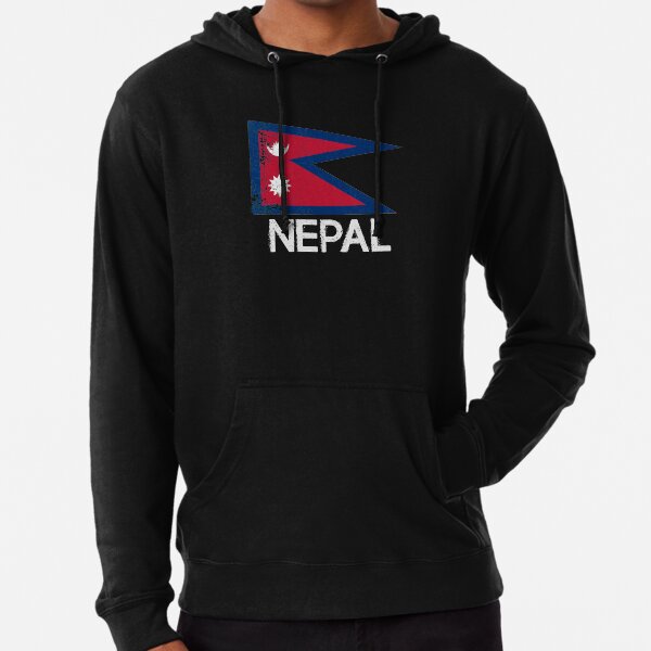 "Nepalese Nepali Flag Design Vintage Made In Nepal Gift" Lightweight