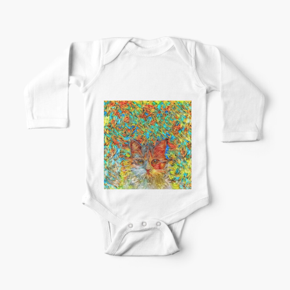 Abstract Cat Baby One-Piece