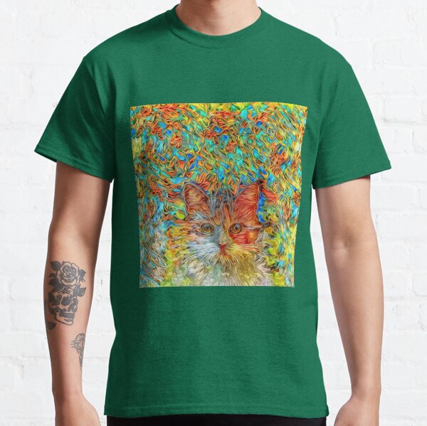 Abstract Cat Classic T-Shirt