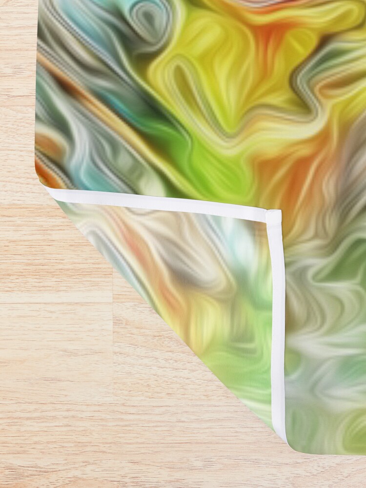 Alternate view of Abstract Cat Shower Curtain