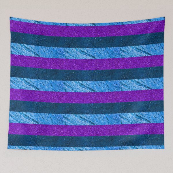 Item preview, Blue and purple stripes designed and sold by AsKartongs.