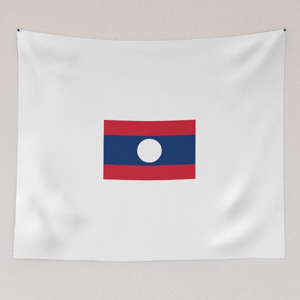 Item preview, Flag of Laos designed and sold by MrsFlags.
