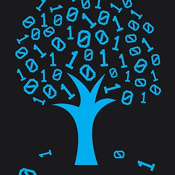 Artwork thumbnail, Binary Tree | Computer Science Lovers Coding Design by melsens