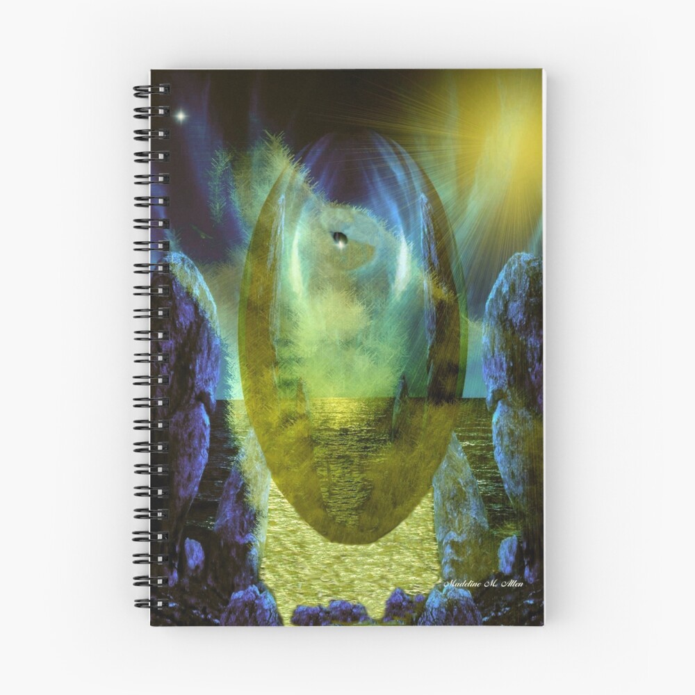Vista previa del artículo con la obra «Cuaderno de espiral», diseñado y vendido por SmudgeArt.