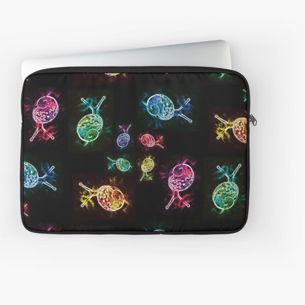 Neon Snail 2 Laptop Sleeve
