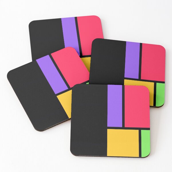 Item preview, Color Block Mondrian Inspired designed and sold by wordznart.