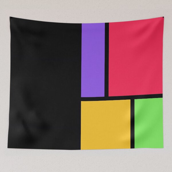 Item preview, Color Block Mondrian Inspired designed and sold by wordznart.