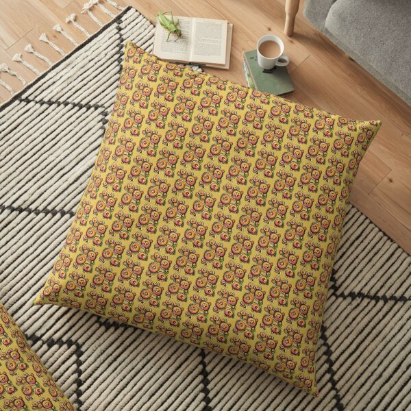 Polonaise jaune ÖMiserany® 2018 Coussin de sol