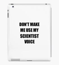 Scientist Gift for Coworkers Funny Present Idea iPad Case/Skin