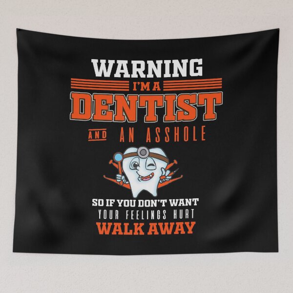 Item preview, Dentist dental technician tooth teeth cavities gift designed and sold by design2try.