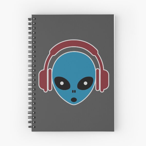Item preview, Alien with headphones designed and sold by radhino.