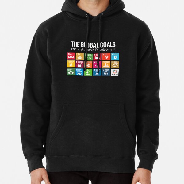 The Global Goals 17 Global Goals Icons Grid Pullover Hoodie