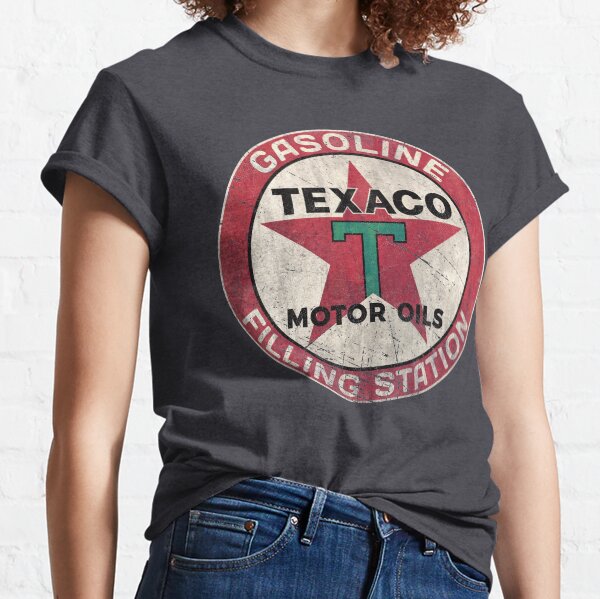 Gasoline Texaco Vintage Emblem V01 Classic T-Shirt
