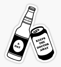 ONE BEER A DAY Sticker