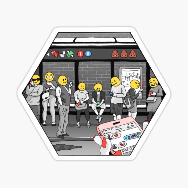 Social network Sticker