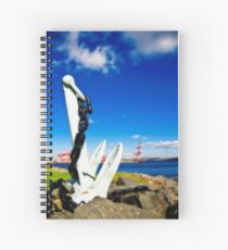 Anchored in Halifax Spiral Notebook