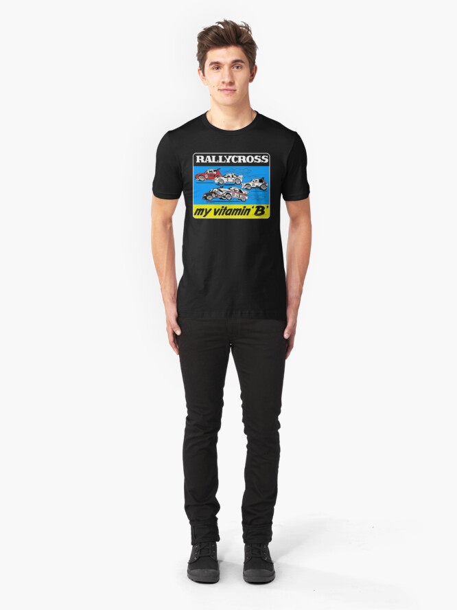 Alternate view of Rallycross my vitamin B Slim Fit T-Shirt