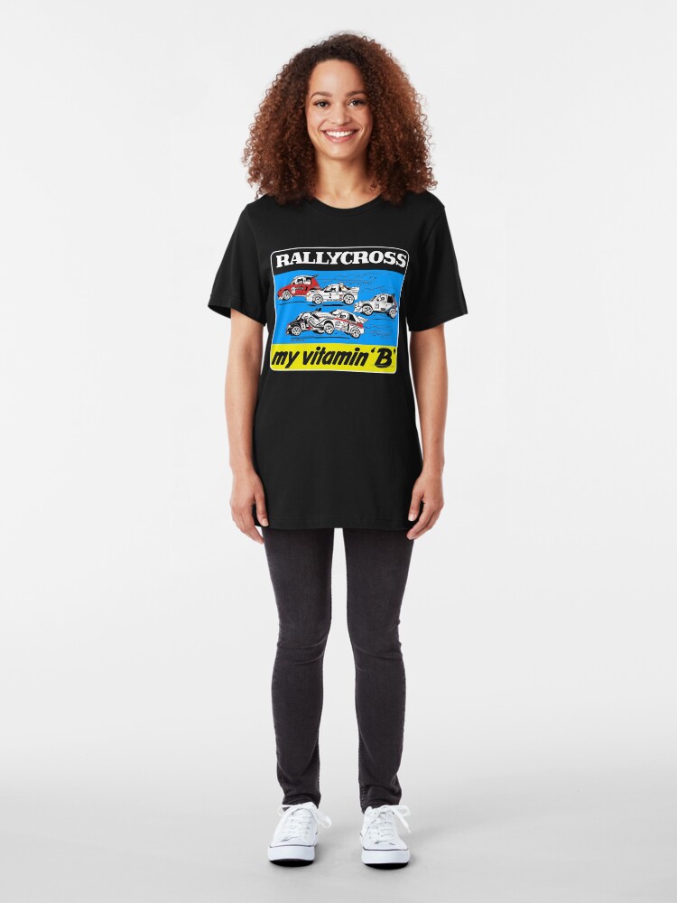 Alternate view of Rallycross my vitamin B Slim Fit T-Shirt