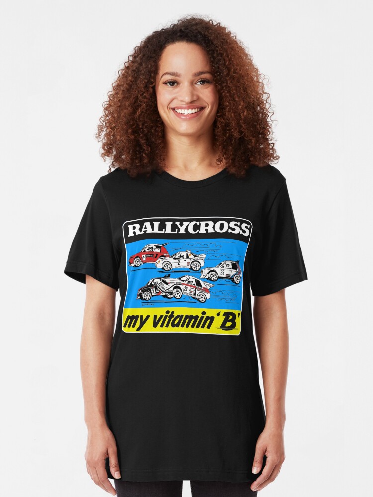 Alternate view of Rallycross my vitamin B Slim Fit T-Shirt