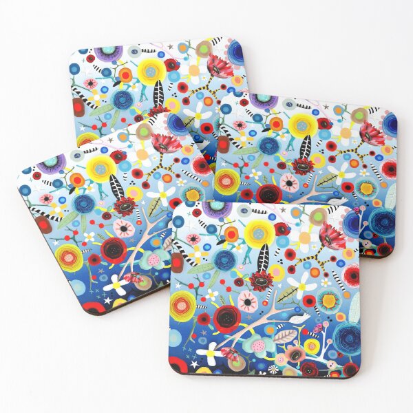 Item preview, Floral gradient blue designed and sold by rupydetequila.