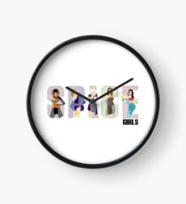 Spiceworld logo Clock