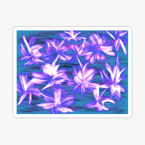 Lily Flames Sticker