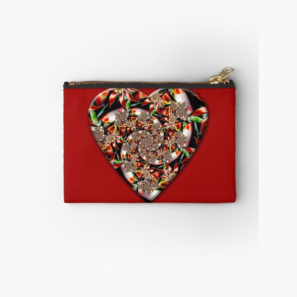 Item preview, Peppermint Spiral with Blooms Heart designed and sold by wolfepaw.