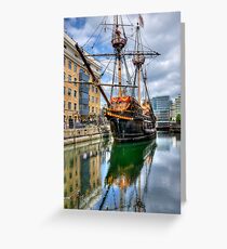 Ship Greeting Card